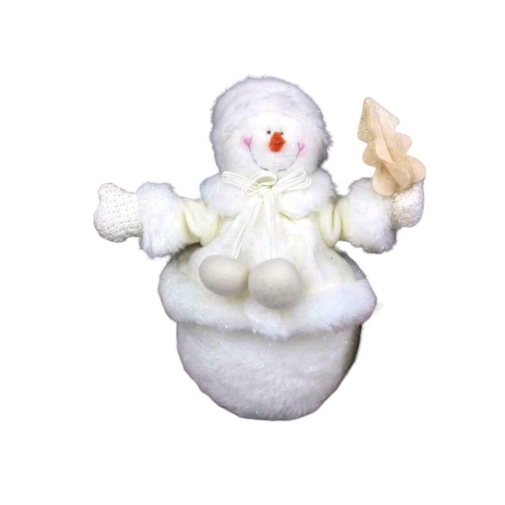 Snowman Plush Lot Of 2 Russ Berrie Christmas Judy Lynn Koochie Halsall New UK - Picture 3 of 11